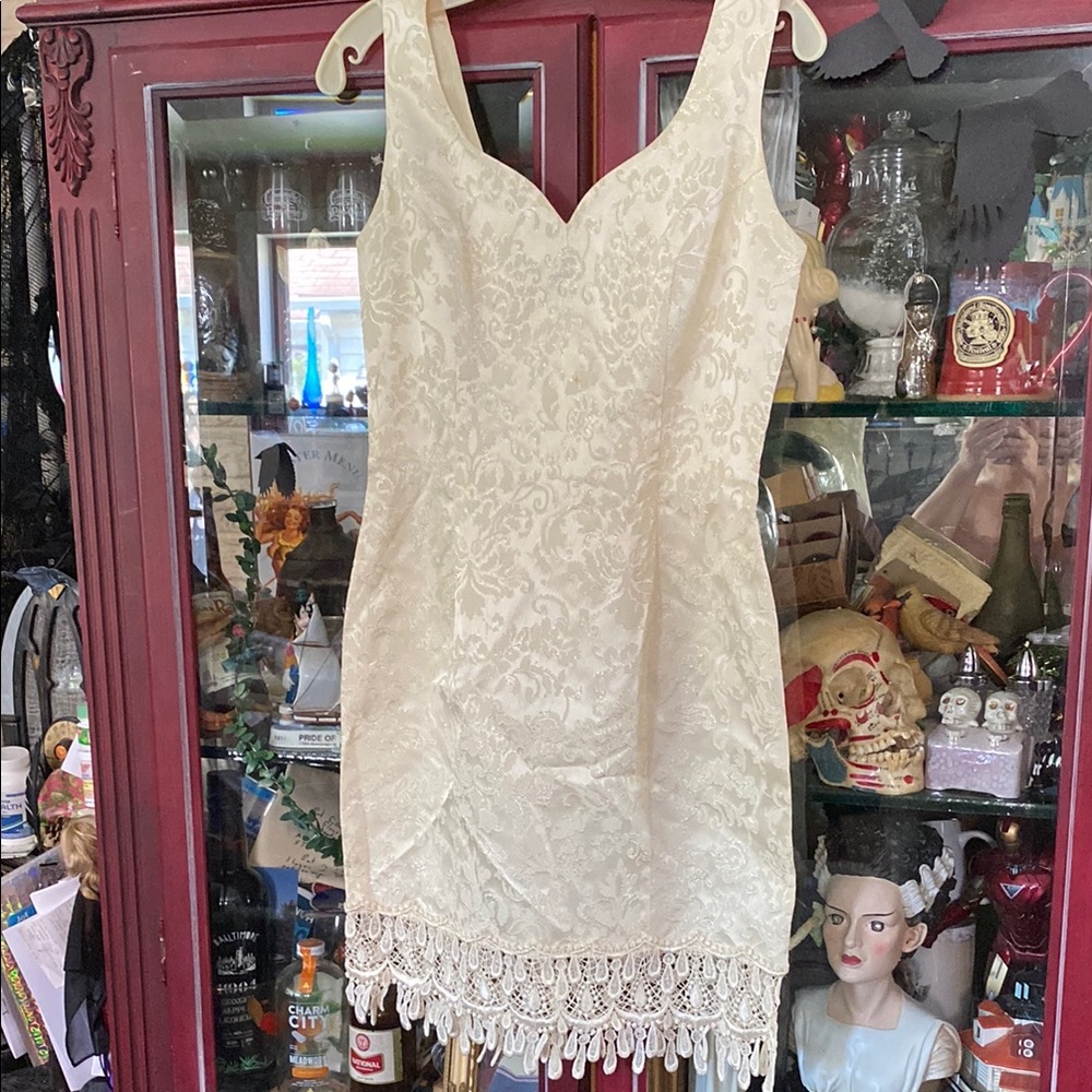 Zum Zum by Niki Livas Cream Midi Dress